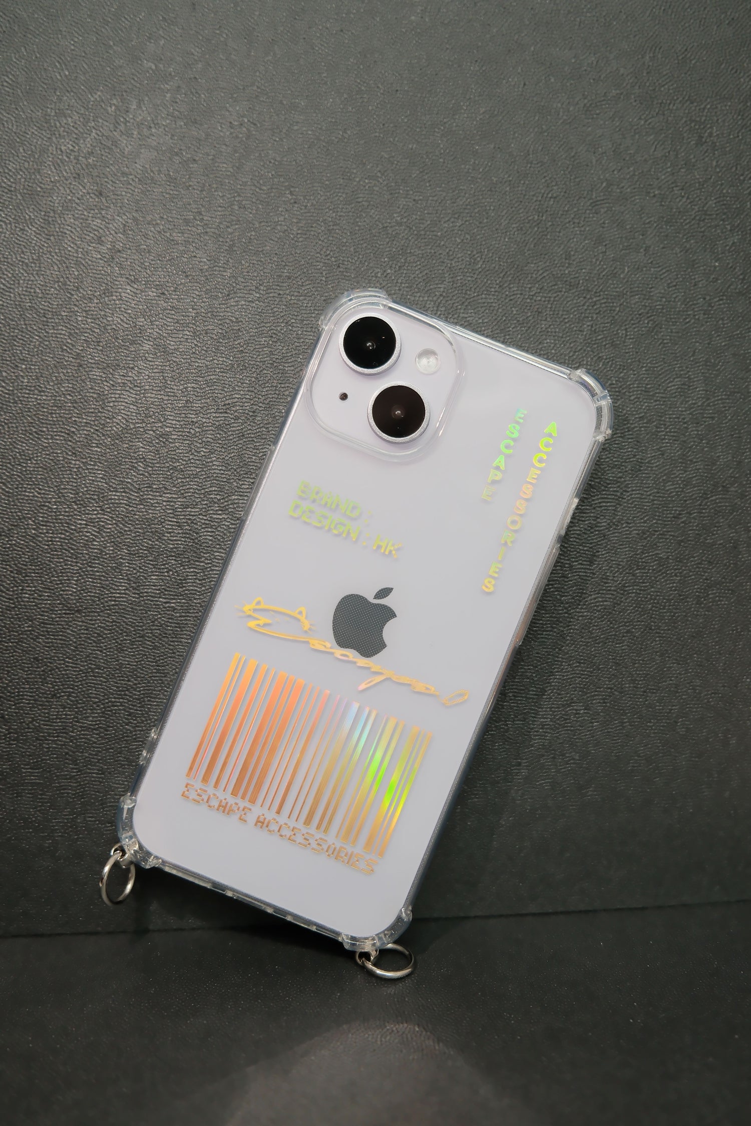 透明Apple手机壳| 手机保护壳(有金属挂圈)| 手机绳专用手机壳
