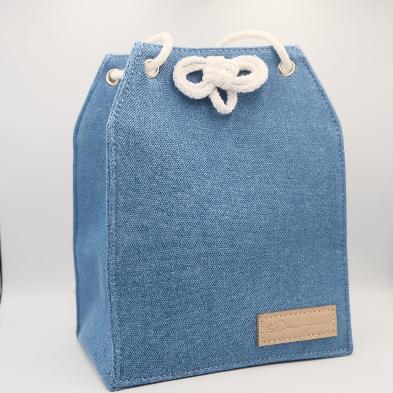 【New】Denim Omamori Cloth Bag - (3 colors)