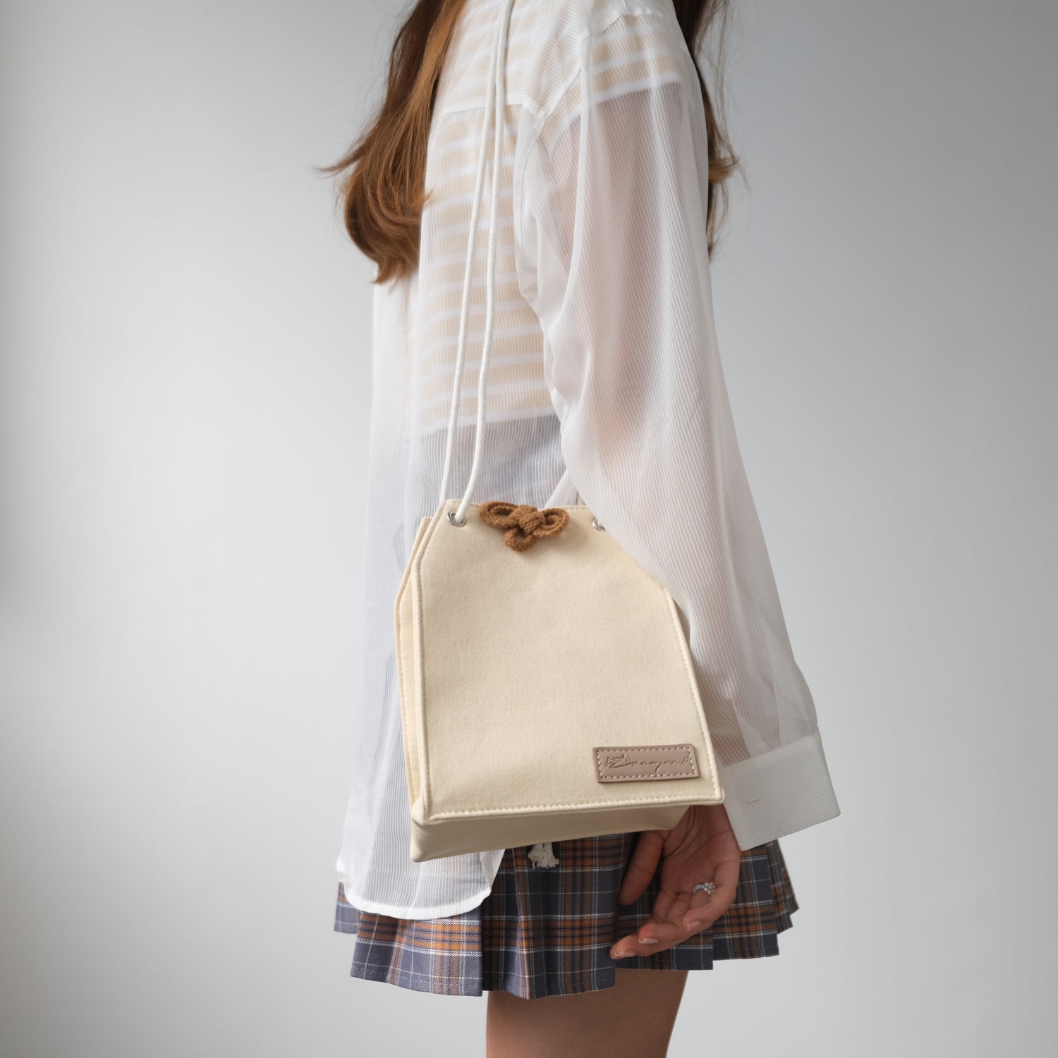 【New】Denim Omamori Cloth Bag - (3 colors)