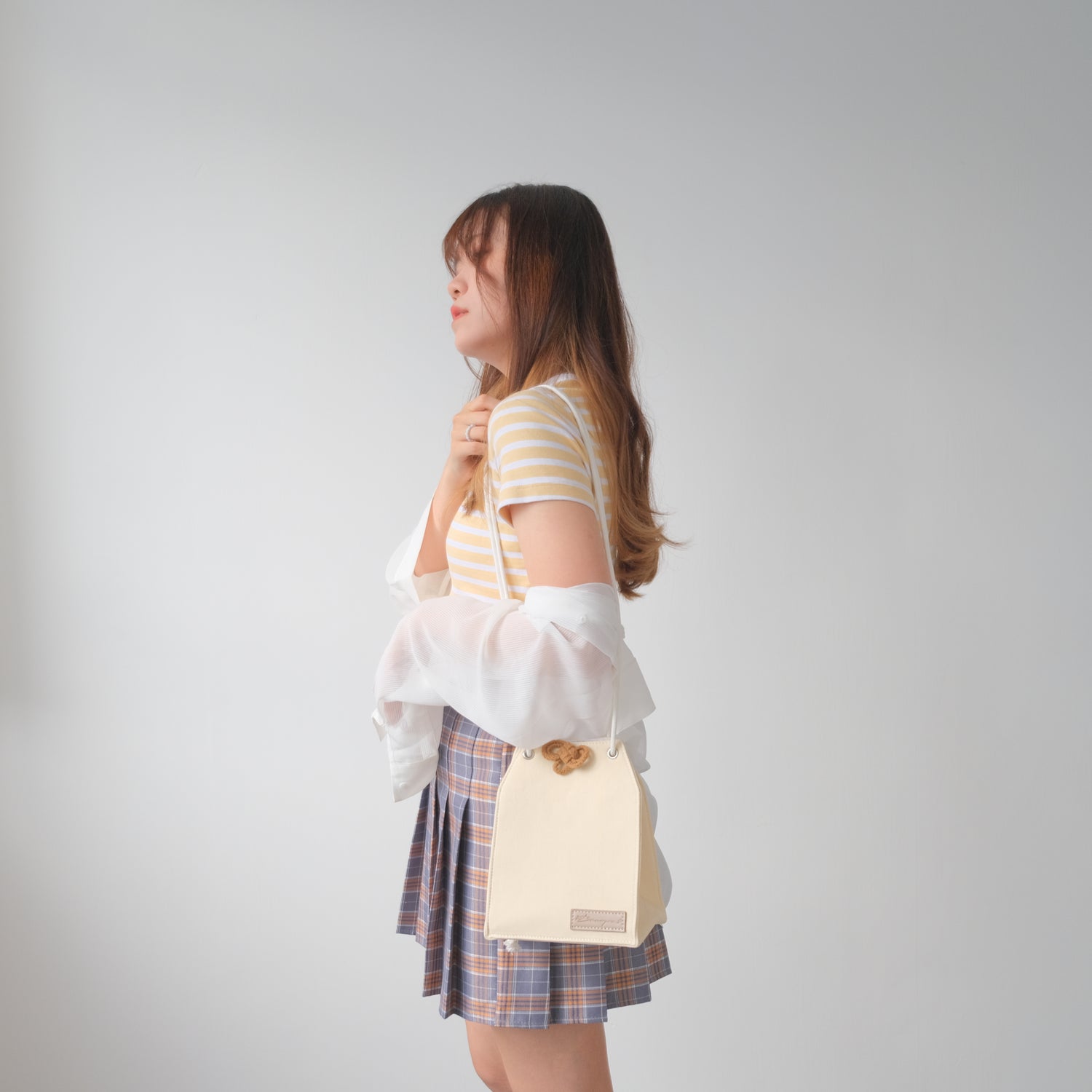 【New】Denim Omamori Cloth Bag - (3 colors)