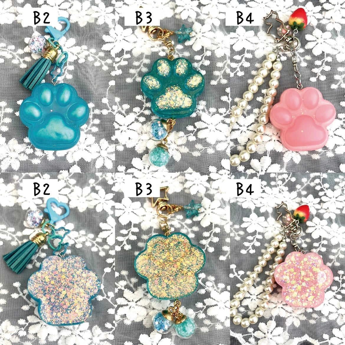 【SY Handmade】Lucky Cat Paw Ornament