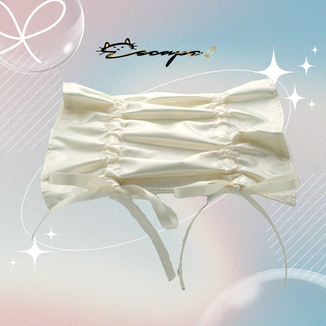 雲朵抽褶系列-白色 拼合包蓋