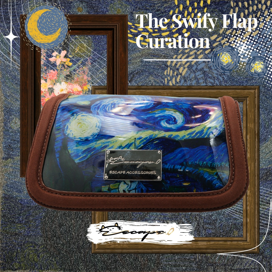 油畫系列-星夜 拼合包蓋