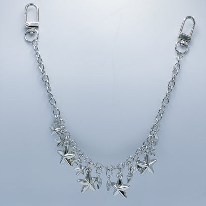 Starry Splendor: High-Impact Charm  Bag Chain Accessories