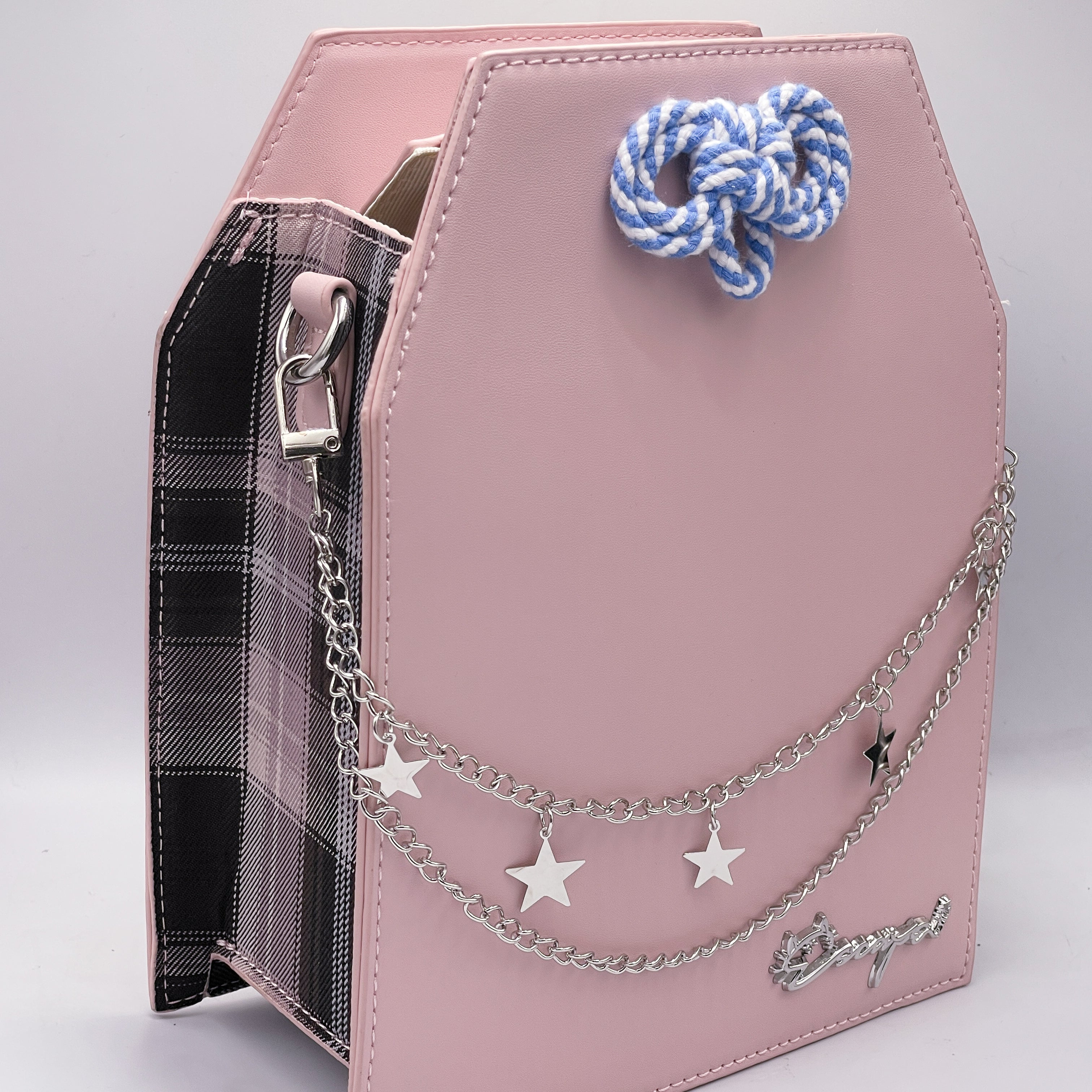 Minimalist Orbit: Double-Layer Star Bag Chain Accessories