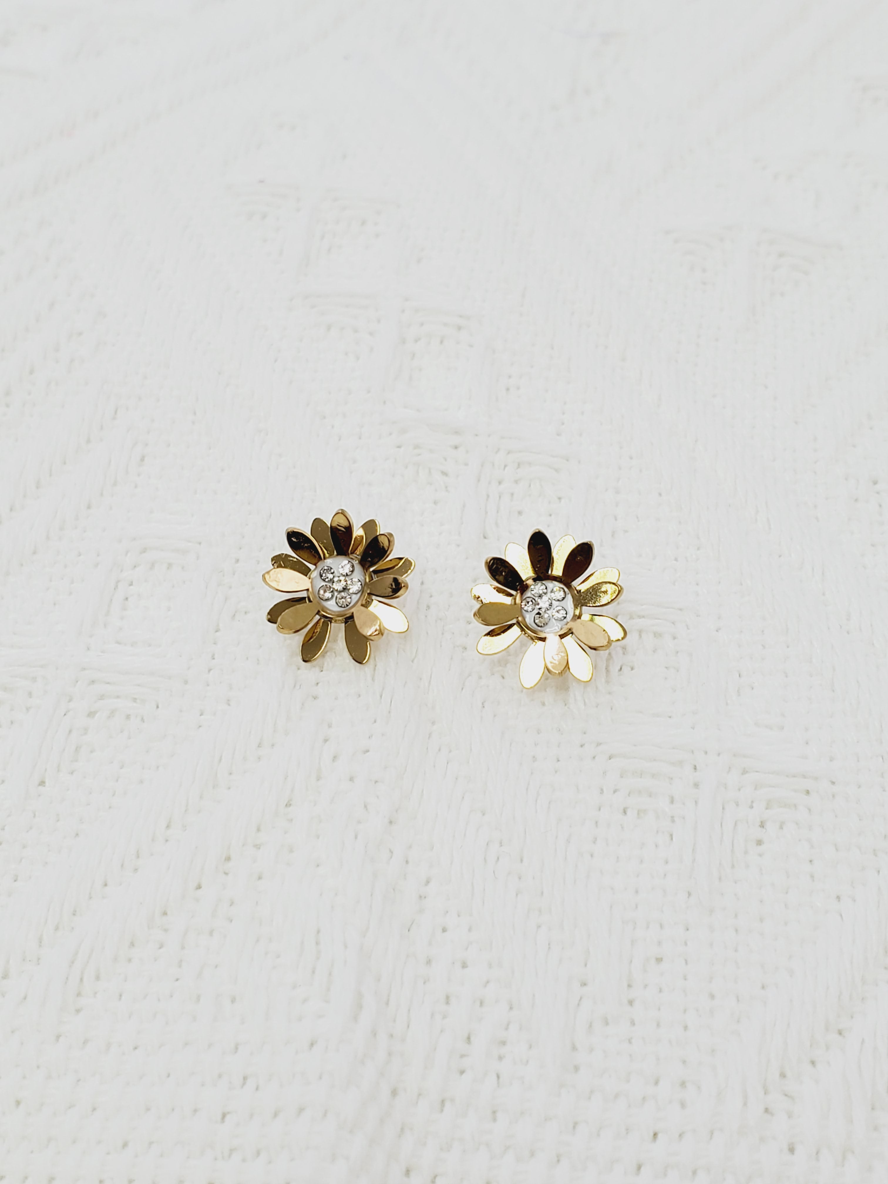 向日葵耳環 Sunflower earrings