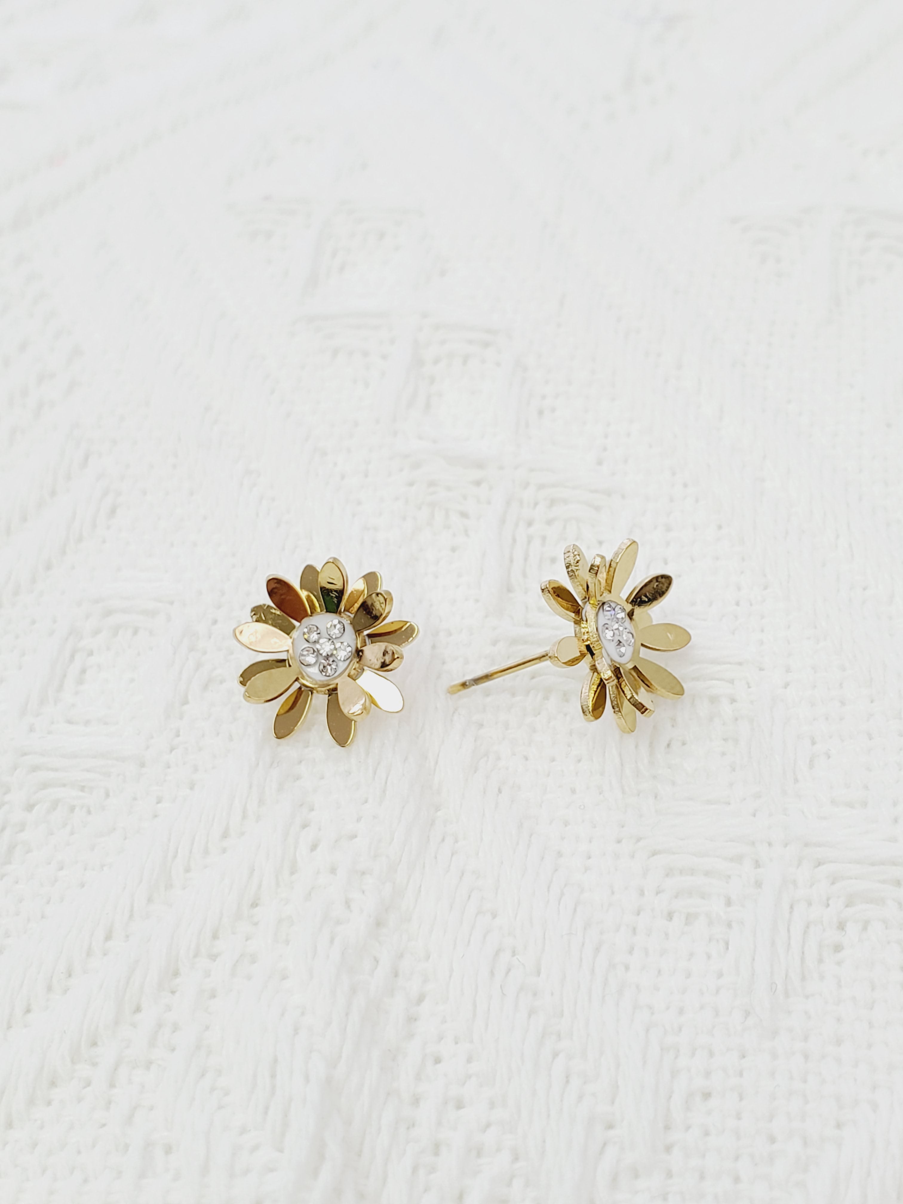 向日葵耳環 Sunflower earrings