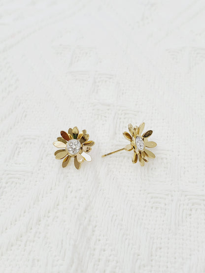 向日葵耳環 Sunflower earrings